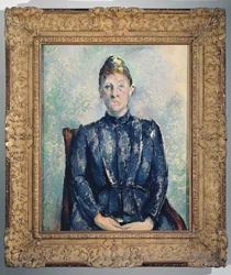 Porträt von Madame Cezanne, ca. 1890